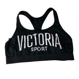 Victoria’s Secret jr XL sports bra black w/spellout active wear